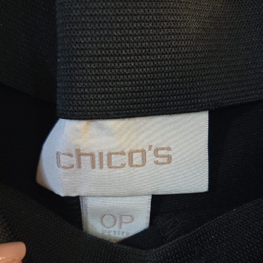 Chicos Juliet Black Pull On Pants 4p - Picture 2 of 8